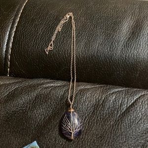 Tree of life- amethyst stone